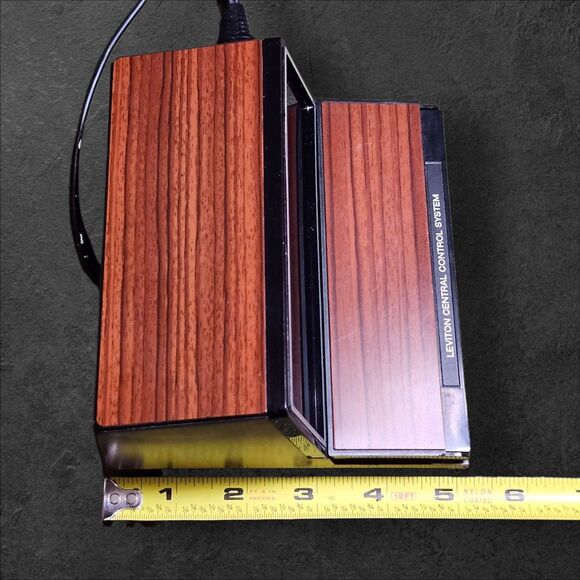 Vintage Leviton Central Control System 6221 Clock Programmer 1980s Woodgrain - Picture 9 of 10